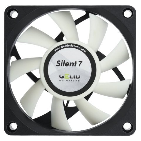 Кулер для корпуса Gelid Solutions Silent 7 70 mm (FN-SX07-22) - Нулевой остаток (Feed)  - Нулевой остаток (Feed) 