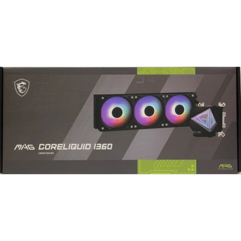 Система жидкостного охлаждения MSI MAG CoreLiquid I360 (MAG CORELIQUID I360) - Нулевой остаток (Feed) - Нулевой остаток (Feed)