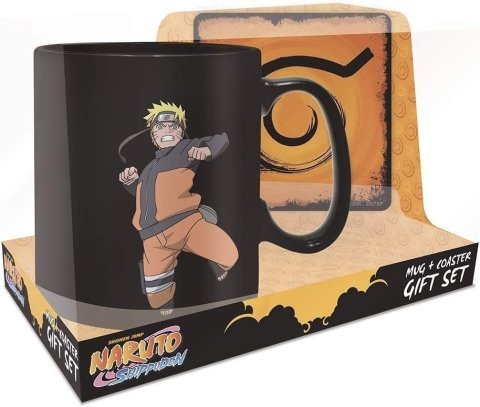 Подарочный набор Наруто Naruto Shippuden - Clone Jutsu Magic Mug and Coaster Set (чашка, подставка) -   -