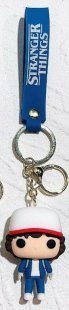 Брелок подвеска на рюкзак Stranger Things Dustin 3D Keychain Очень странные дела Дастин