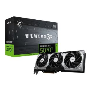 Видеокарта MSI GeForce RTX5070 Ti 16GB VENTUS 3X OC (RTX 5070 Ti 16G VENTUS 3X OC)
