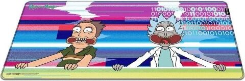 Килимок для миші ігрова поверхня Warner Brothers RICK AND MORTY Glitched Рік і Морті XL (90*42 cm) -   -  