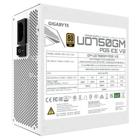 Блок питания GIGABYTE 750W (GP-UD750GM PG5 ICE) - Блоки питания - Блоки питания