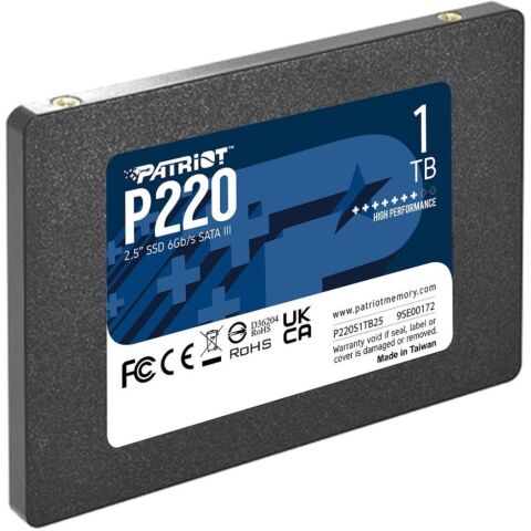Накопитель SSD 2.5" 1TB P220 Patriot (P220S1TB25) - Нулевой остаток (Feed) - Нулевой остаток (Feed)