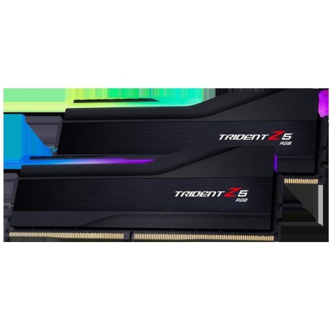 Модуль памяти для компьютера DDR5 32GB (2x16GB) 8000 MHz Trident Z5 RGB Black G.Skill (F5-8000J3848H16GX2-TZ5RK) - Нулевой остаток (Feed)  - Нулевой остаток (Feed)