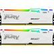Модуль памяти для компьютера DDR5 64GB (2x32GB) 5600 MHz FURY Beast White RGB Kingston Fury (ex.HyperX) (KF556C40BWAK2-64) - Нулевой остаток (Feed)  - Нулевой остаток (Feed)