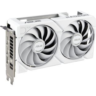 Видеокарта ASUS Radeon RX 9060 XT 16Gb DUAL WHITE OC (DUAL-RX9060XT-16G-WHITE)
