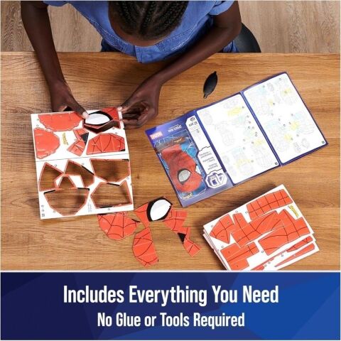 Пазл 4D Build Marvel Spider-Man puzzle 3D картон Людина павук 82 шт. -   -  