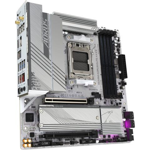 Материнская плата GIGABYTE B650M AORUS ELITE AX ICE (B650M A ELITE AX ICE) - Нулевой остаток (Feed) - Нулевой остаток (Feed)