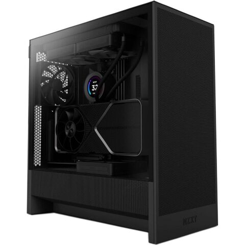 Корпус для ПК NZXT H5 Flow Compact (CC-H52FB-01) - Нулевой остаток (Feed) - Нулевой остаток (Feed)
