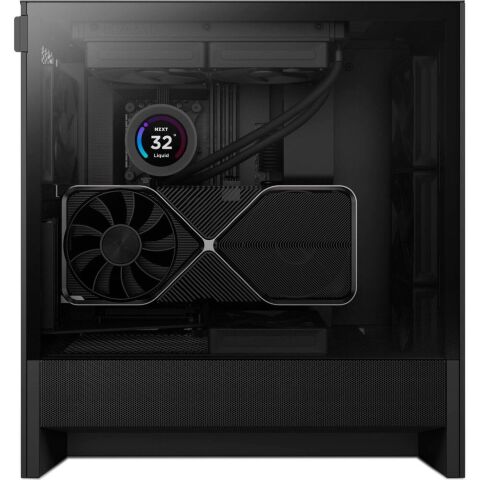 Корпус для ПК NZXT H5 Flow Compact (CC-H52FB-01) - Нулевой остаток (Feed) - Нулевой остаток (Feed)