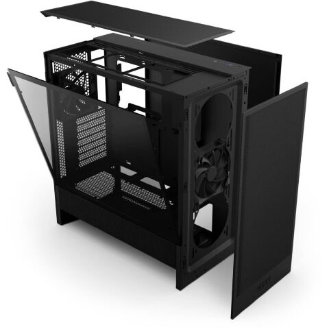 Корпус для ПК NZXT H5 Flow Compact (CC-H52FB-01) - Нулевой остаток (Feed) - Нулевой остаток (Feed)