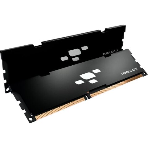 Модуль памяти для компьютера DDR5 32GB (2x16GB) 6000 MHz Black Prologix (PRO32GB6000B5K) - Нулевой остаток (Feed)  - Нулевой остаток (Feed) 