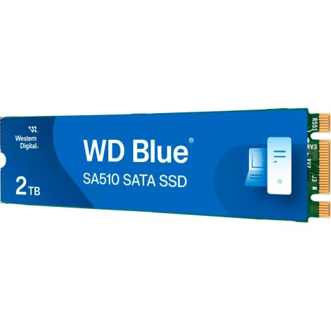 Накопитель SSD M.2 2280 2TB SA510 WD (WDS200T3B0B) - Внутренние SSD  - Внутренние SSD 
