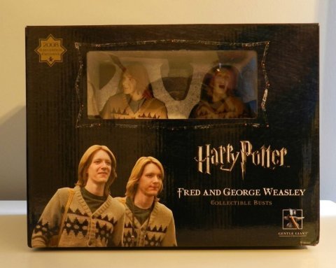 Набор фигурок Gentle Giant Harry Potter Fred and George Weasley Mini Bust Гарри Поттер Фред и Джордж Уизли -   -