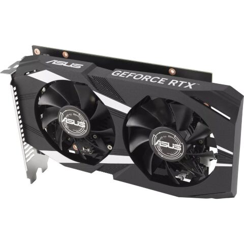 Видеокарта ASUS GeForce RTX3050 6Gb DUAL OC (DUAL-RTX3050-O6G) - Видеокарты  - Видеокарты 