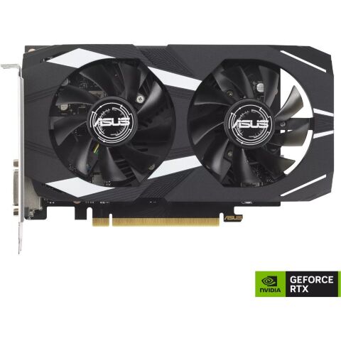 Видеокарта ASUS GeForce RTX3050 6Gb DUAL OC (DUAL-RTX3050-O6G) - Видеокарты  - Видеокарты 