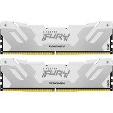 Модуль памяти для компьютера DDR5 32GB (2x16GB) Renegade White XMP Kingston Fury (ex.HyperX) (KF564C32RWK2-32)