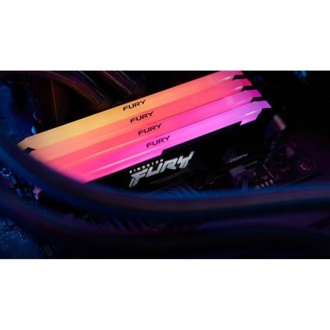 Модуль памяти для компьютера DDR4 32GB (2x16GB) 3200 MHz Beast RGB Kingston Fury (ex.HyperX) (KF432C16BB12AK2/32) - Нулевой остаток (Feed)  - Нулевой остаток (Feed) 