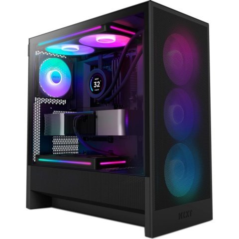 Корпус NZXT H5 Flow RGB Compact (CC-H52FB-R1) - Нулевой остаток (Feed)  - Нулевой остаток (Feed)