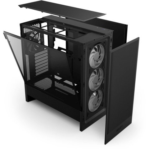 Корпус NZXT H5 Flow RGB Compact (CC-H52FB-R1) - Нулевой остаток (Feed)  - Нулевой остаток (Feed)