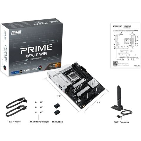 Материнская плата ASUS PRIME X870-P WIFI - Нулевой остаток (Feed) - Нулевой остаток (Feed)