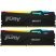 Модуль памяти для компьютера DDR5 32GB (2x16GB) 5600 MHz FURY Beast RGB Kingston Fury (ex.HyperX) (KF556C40BBAK2-32) - Нулевой остаток (Feed) - Нулевой остаток (Feed)