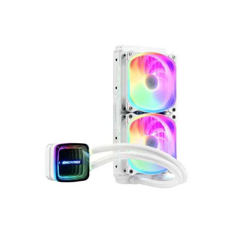 Система жидкостного охлаждения Enermax Aquafusion ADV 240 White ARGB (ELC-AQFA240-SQA-W) - Нулевой остаток (Feed)  - Нулевой остаток (Feed) 