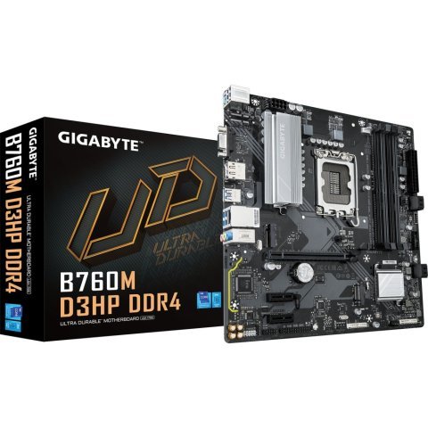 Материнская плата GIGABYTE B760M D3HP DDR4 - Нулевой остаток (Feed)  - Нулевой остаток (Feed) 