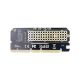 Контроллер Maiwo M.2 NVMe M-key SSD 22*30mm, 22*42mm, 22*60mm, 22*80mm to PCI (KT046) - Контроллеры ExpressCard - Контроллеры ExpressCard