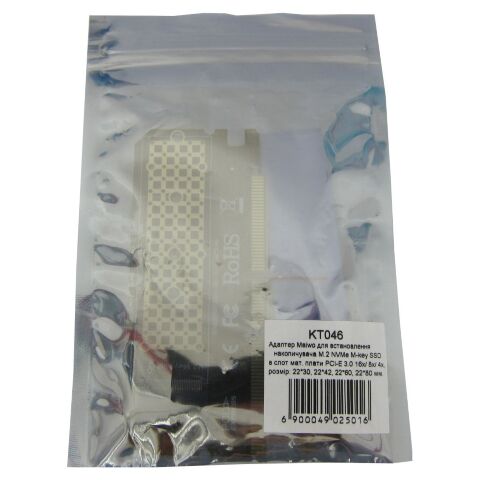 Контроллер Maiwo M.2 NVMe M-key SSD 22*30mm, 22*42mm, 22*60mm, 22*80mm to PCI (KT046) - Контроллеры ExpressCard - Контроллеры ExpressCard