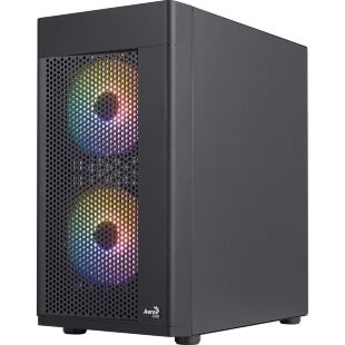 Корпус для ПК AeroCool Hexform-G-BK-v2 Black 600W (ACCX-PV38004.11)