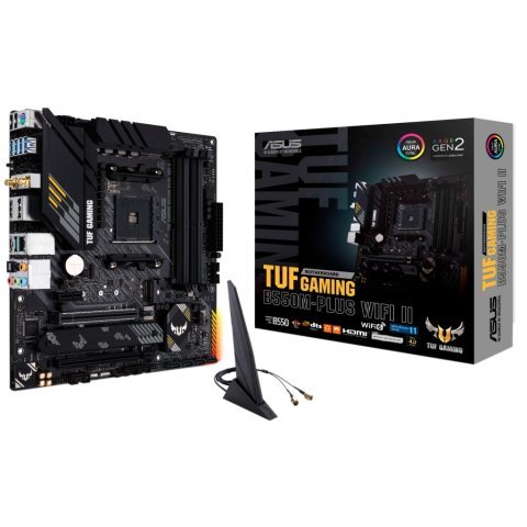 Материнская плата ASUS TUF GAMING B550M-PLUS WIFI II - Нулевой остаток (Feed)  - Нулевой остаток (Feed) 
