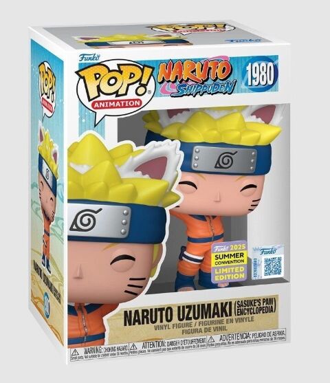 Фігурка Funko Naruto Uzumaki (Sasuke’s Paw Encyclopedia) Фанко Наруто (Exclusive) 1980 - -