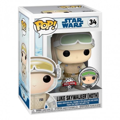 Фигурка Funko Star Wars ATG Luke Skywalker with Pin (Exc) Фанко Звёздные войны 34 - -