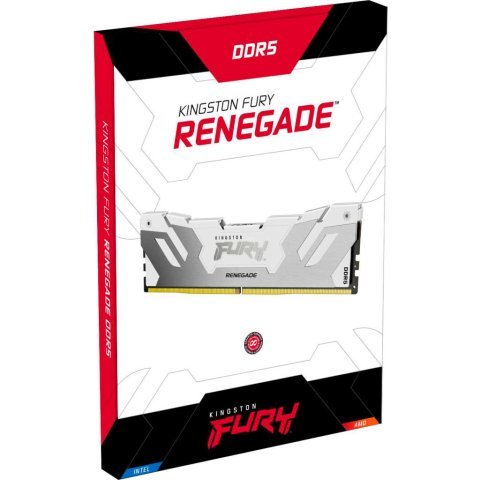 Модуль памяти для компьютера DDR5 16GB 7200 MHz Renegade White XMP Kingston Fury (ex.HyperX) (KF572C38RW-16) - Модули памяти для компьютера - Модули памяти для компьютера