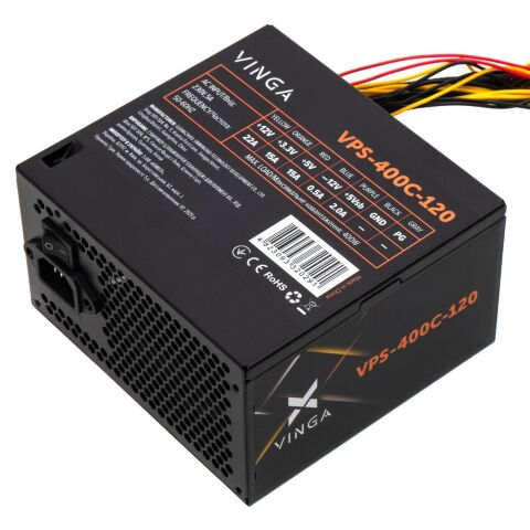 Блок питания Vinga 400W ОЕМ (VPS-400С-120) - Блоки питания  - Блоки питания 