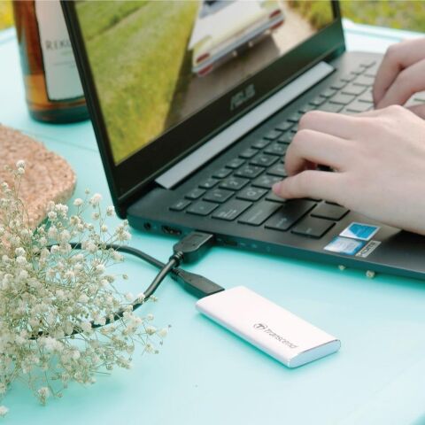 Накопитель SSD USB 3.1 240GB Transcend (TS240GESD240C) - Нулевой остаток (Feed)  - Нулевой остаток (Feed) 