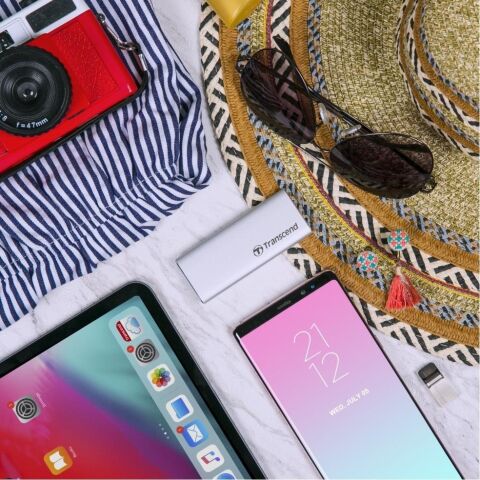 Накопитель SSD USB 3.1 240GB Transcend (TS240GESD240C) - Нулевой остаток (Feed)  - Нулевой остаток (Feed) 