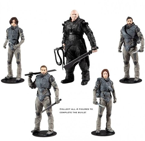 Фигурка McFarlane Toys Dune: Duncan Idaho Action Figure with Build A Glossu ‘Beast’ Rabban фильм Дюна -   -