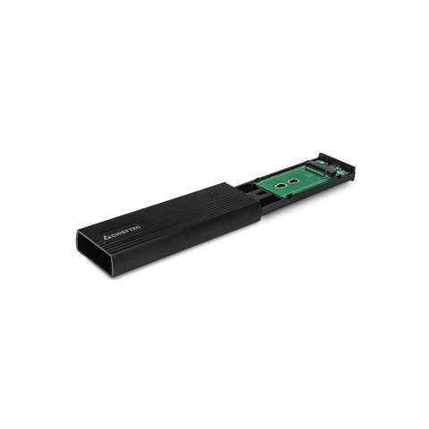 Карман внешний Chieftec USB 3.2 Gen2 Type-C M.2 PCIe NVMe/SATA SSD (CEB-M2C-TL) - Нулевой остаток (Feed) - Нулевой остаток (Feed)