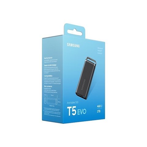 Накопитель SSD USB 3.2 2TB T5 Shield Samsung (MU-PH2T0S/EU) - Нулевой остаток (Feed)  - Нулевой остаток (Feed) 