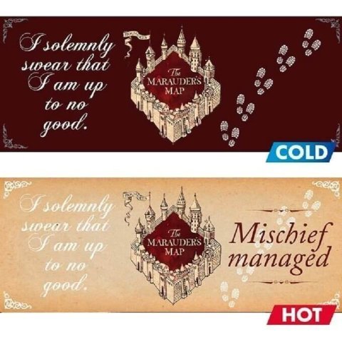 Чашка хамелеон Harry Potter - I Solemnly Swear Mug Гарри Поттер Кружка 320 мл -   -