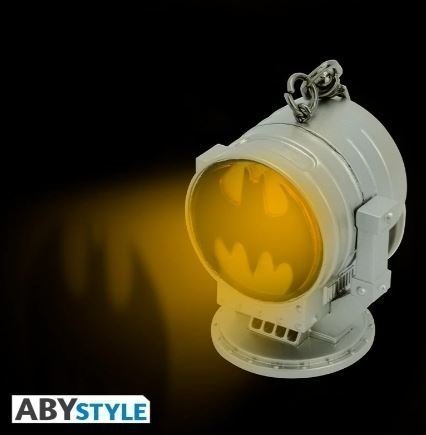 Брелок 3D Batman DC COMICS Bat-Signal Бетмен Бет-сигнал Logo Keychain (светится) -   -  