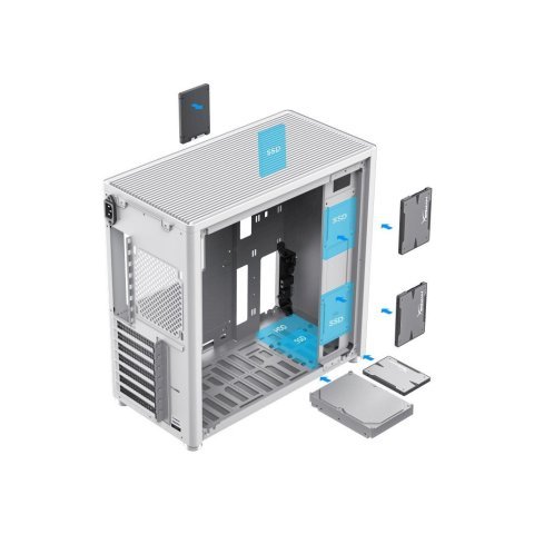 Корпус Gamemax MeshBox PRO WT - Нулевой остаток (Feed)  - Нулевой остаток (Feed)