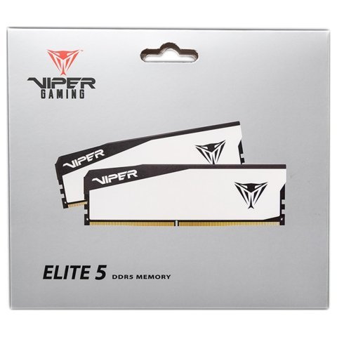 Модуль памяти для компьютера DDR5 32GB (2x16GB) 6000 MHz Viper Elite 5 Patriot (VEB532G6030KW) - Нулевой остаток (Feed) - Нулевой остаток (Feed)