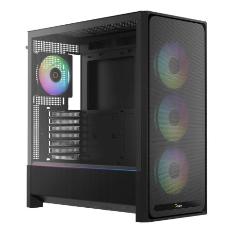 Корпус для ПК OCYPUS DELTA-C70-BKG400XX-GL - Нулевой остаток (Feed)  - Нулевой остаток (Feed) 