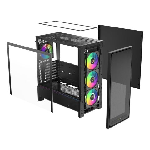 Корпус для ПК OCYPUS DELTA-C70-BKG400XX-GL - Нулевой остаток (Feed)  - Нулевой остаток (Feed) 