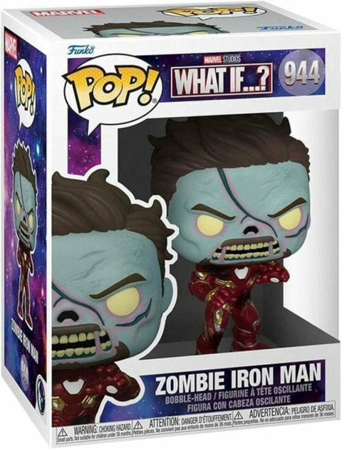 Фигурка Funko Pop Marvel What If Zombie Iron Man фанко Зомби Железный человек 944 - -