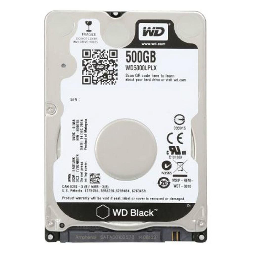 Жесткий диск для ноутбука 2.5" 500GB WD (WD5000LPLX)